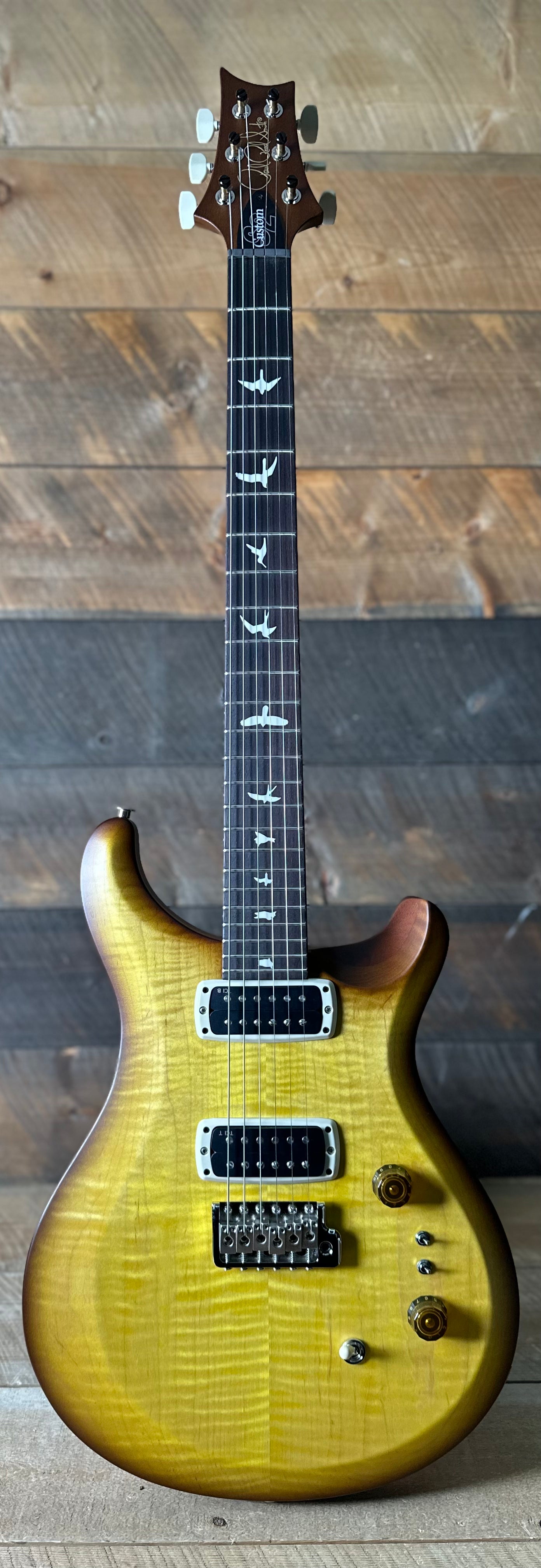 PRS S2 Wood Library Custom 24-08 QS Exclusive Satin Run! - Livingston Lemondrop S2085527
