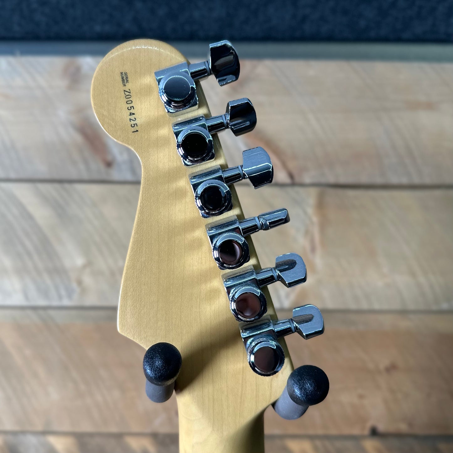 Used 2000 Fender American Deluxe Stratocaster - Transparent Red