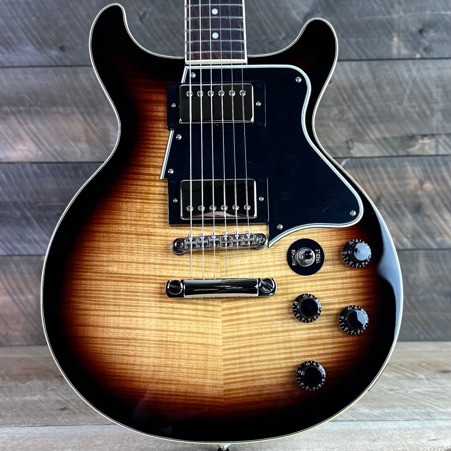 Epiphone Les Paul Special Double Cut Figured - Bourbon Burst 25101524456