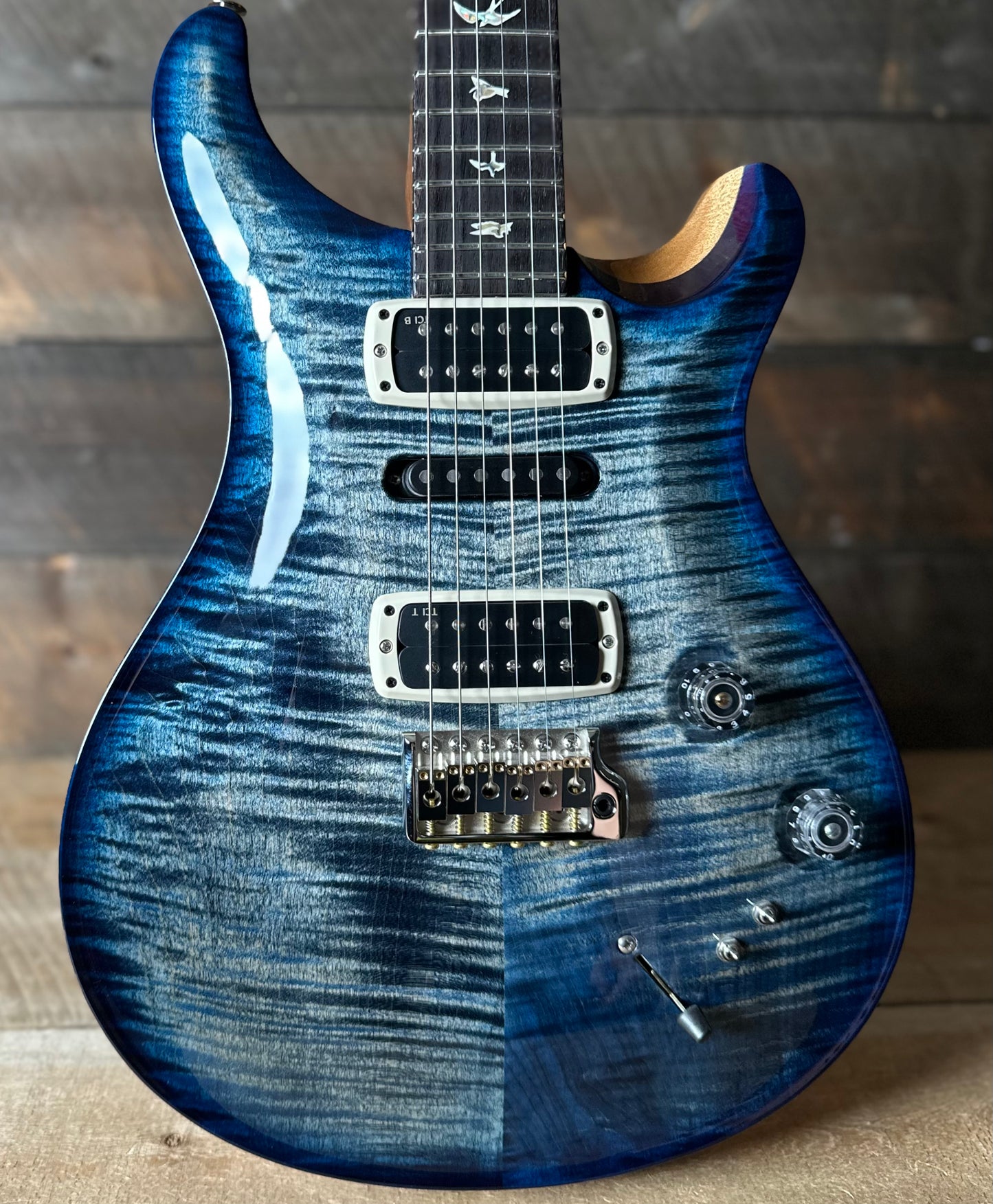 PRS Modern Eagle V Custom Color - Grey Blueburst 417812