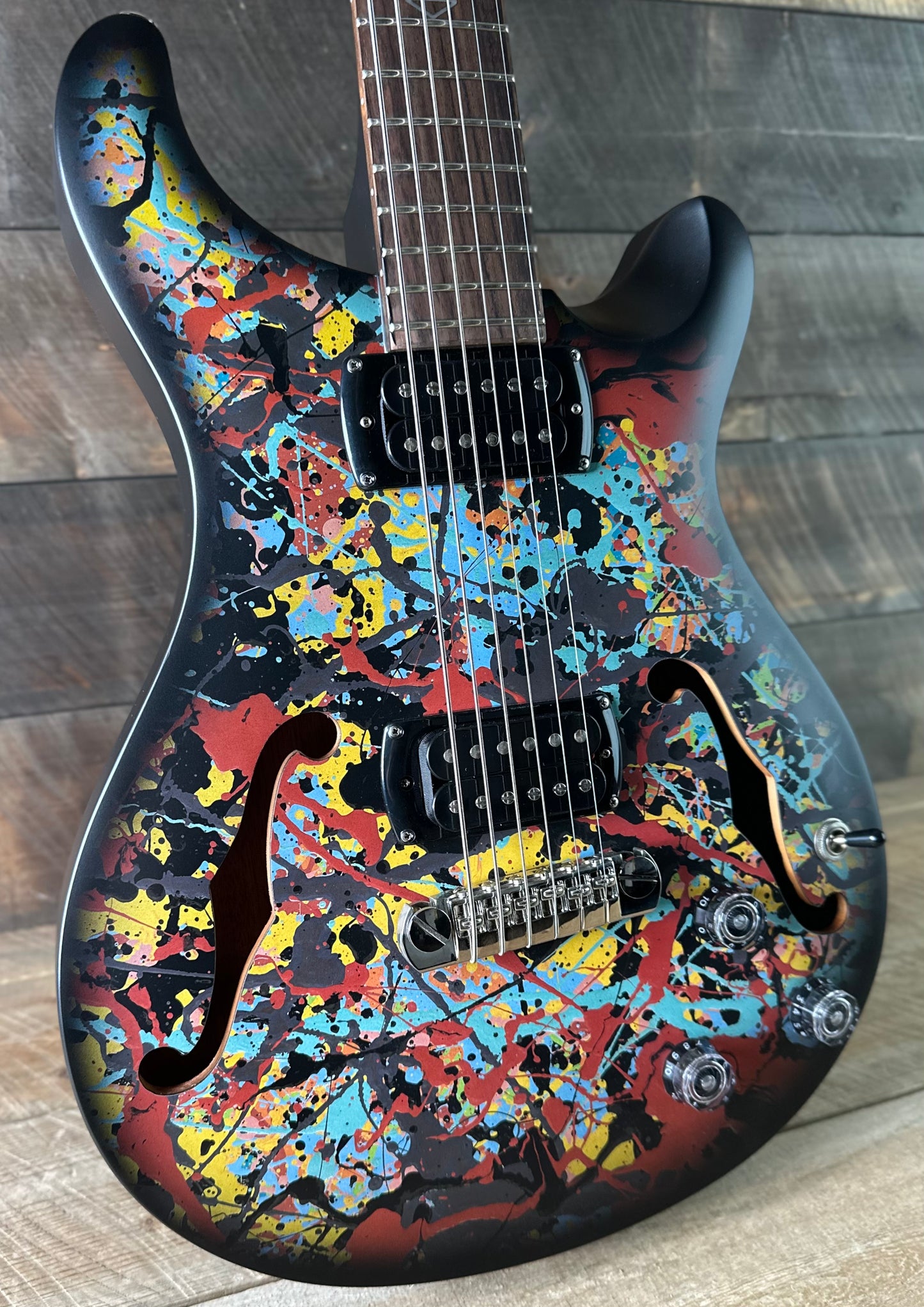 PRS SE Ed Sheeran Hollowbody I Piezo Baritone - Cosmic Splash Limited Edition CTIH087916