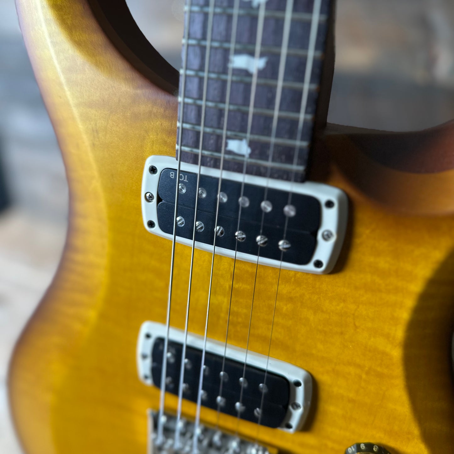 PRS S2 Wood Library Custom 24-08 QS Exclusive Satin Run! - Honey Gold Burst S2085541