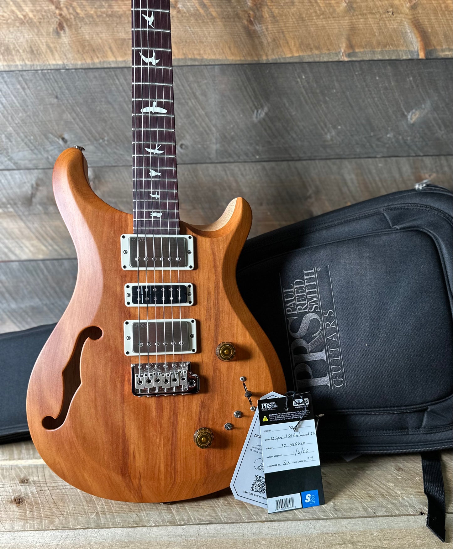 PRS S2 Special Semi-Hollow Reclaimed Limited Edition - Natural S2085670