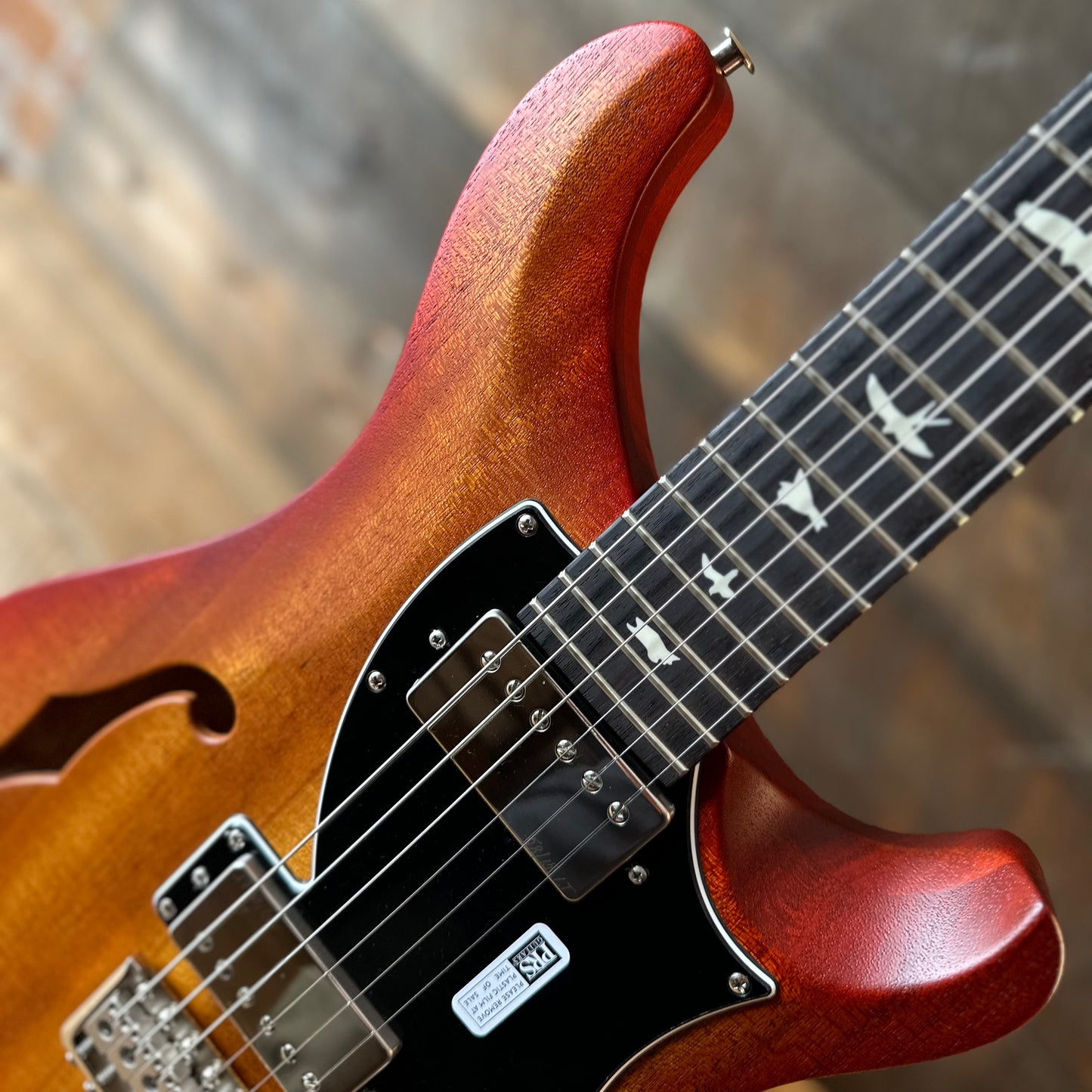 PRS S2 Vela Semi-Hollow HHT Quimper Edition – McCarty Sunburst Satin Nitro USA Electric Guitar S2089163