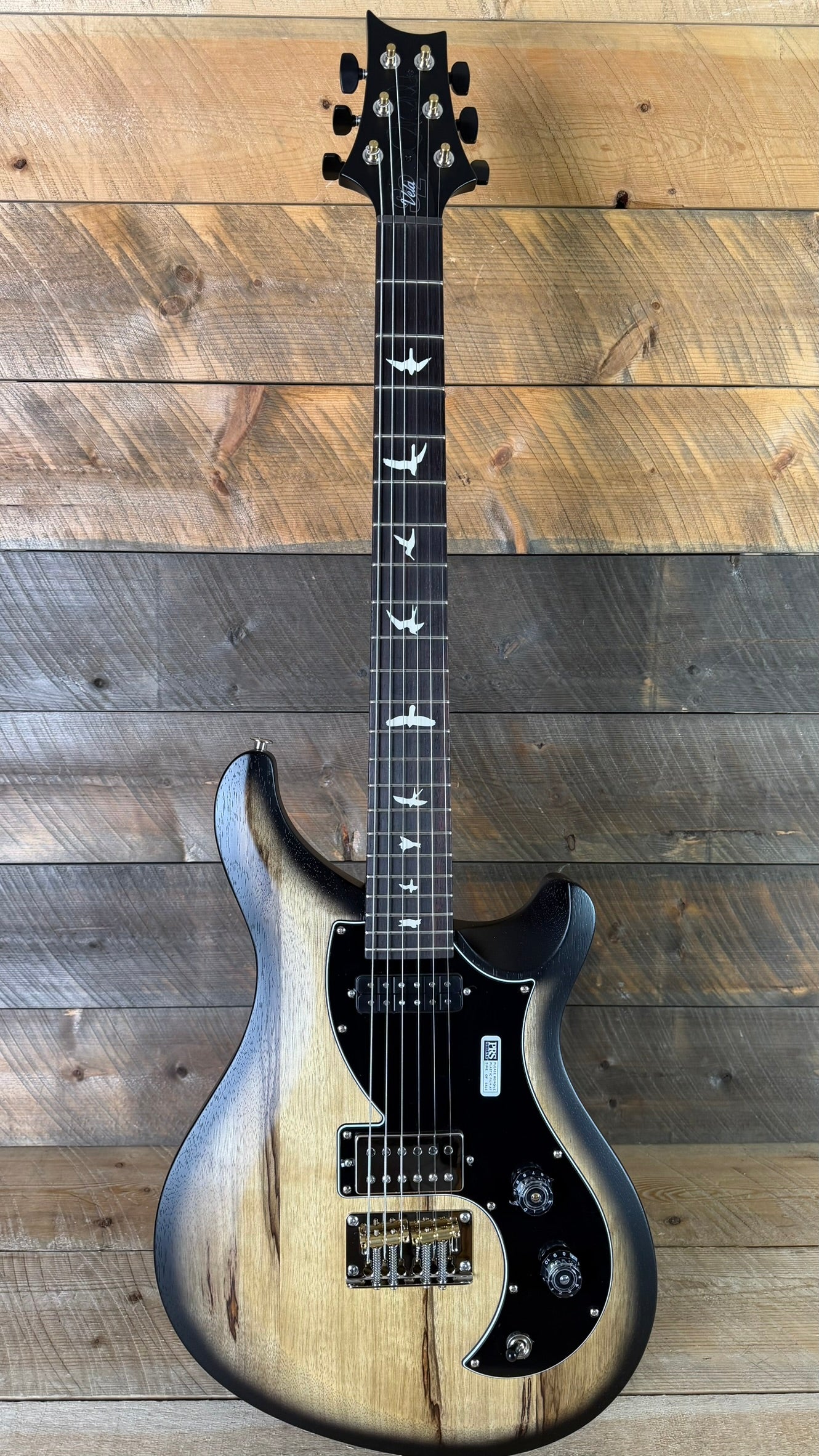 PRS S2 Vela Limited Edition Black Limba - Satin Natural Smokeburst S2088567