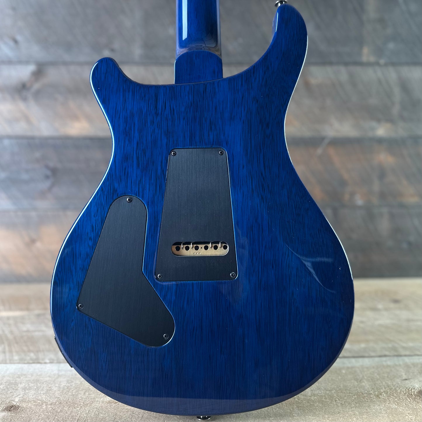 PRS Wood Library Custom 24 Quilt Top Brazilian Rosewood Fretboard - Aquamarine W/Blue Back 411448