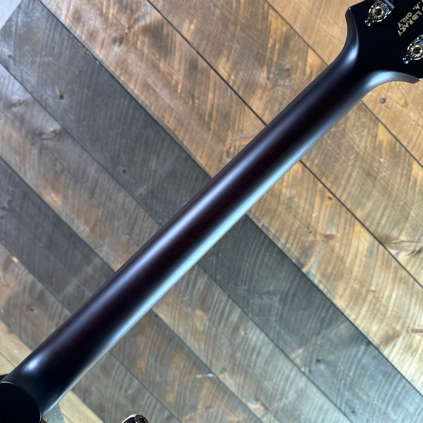 PRS Wood Library Custom 24 Amazing Quilted 10 top!!, Korina Body/Neck, Brazilian Rosewood FB - Satin Black Gold Burst 423677