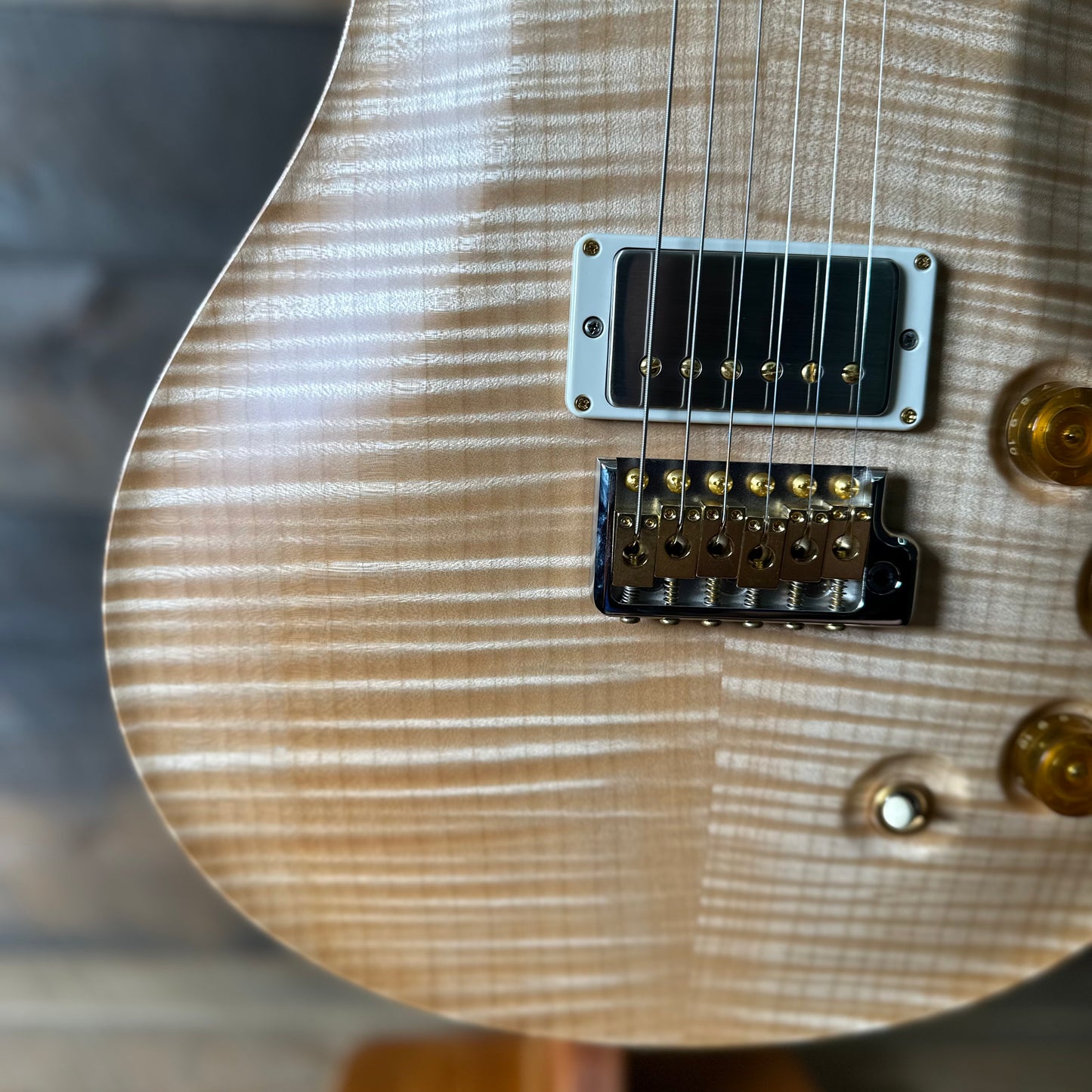 PRS DGT David Grissom Signature Wood Library Flame Maple 10 Top, Brazilian Rosewood FB - Natural 410966