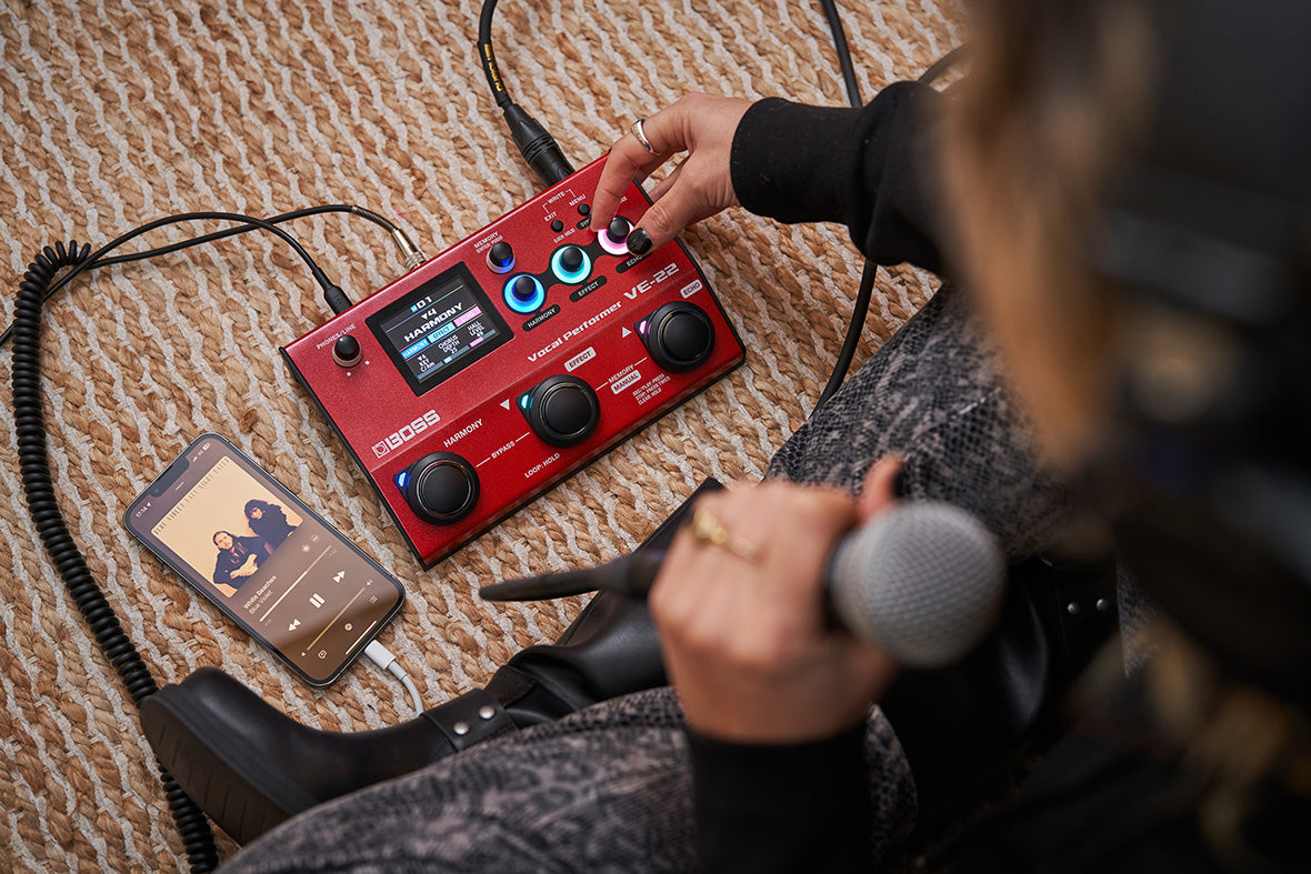 Boss VE-22 Vocal Performer – Quimper Sound Records and Guitars