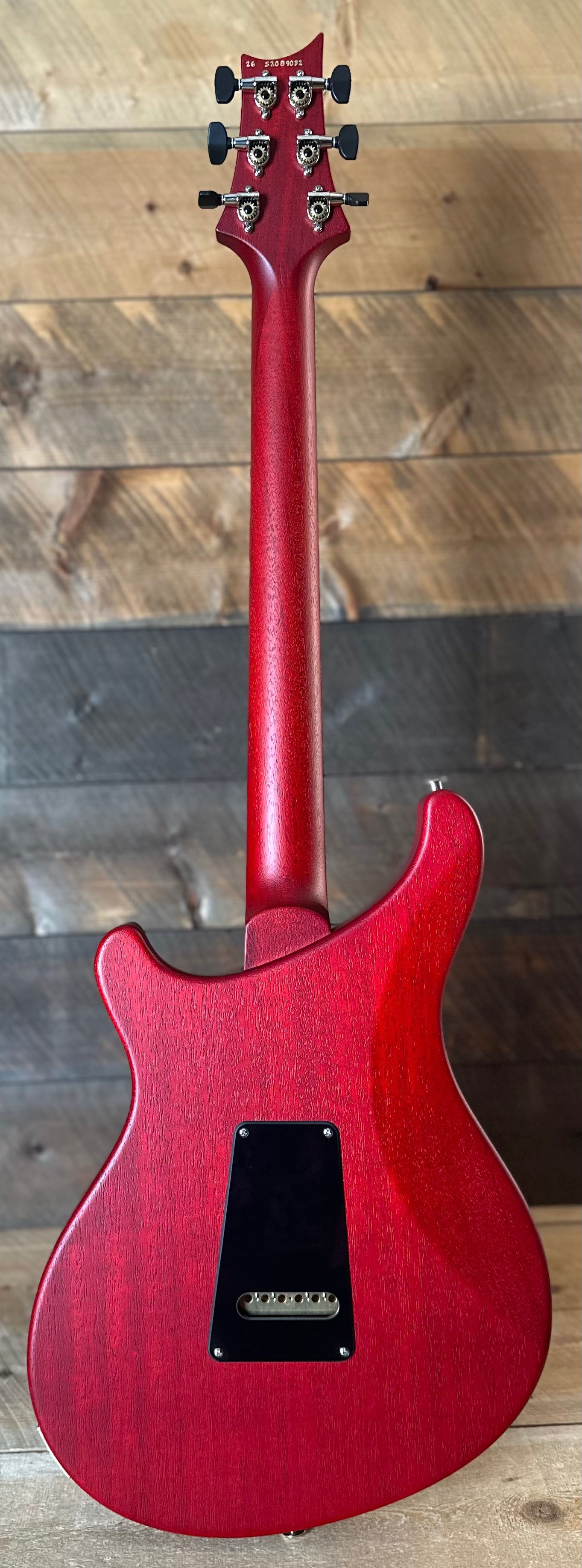 PRS S2 Vela Semi-Hollow HHT Quimper Edition – Vintage Cherry Satin Nitro USA Electric Guitar S2089032
