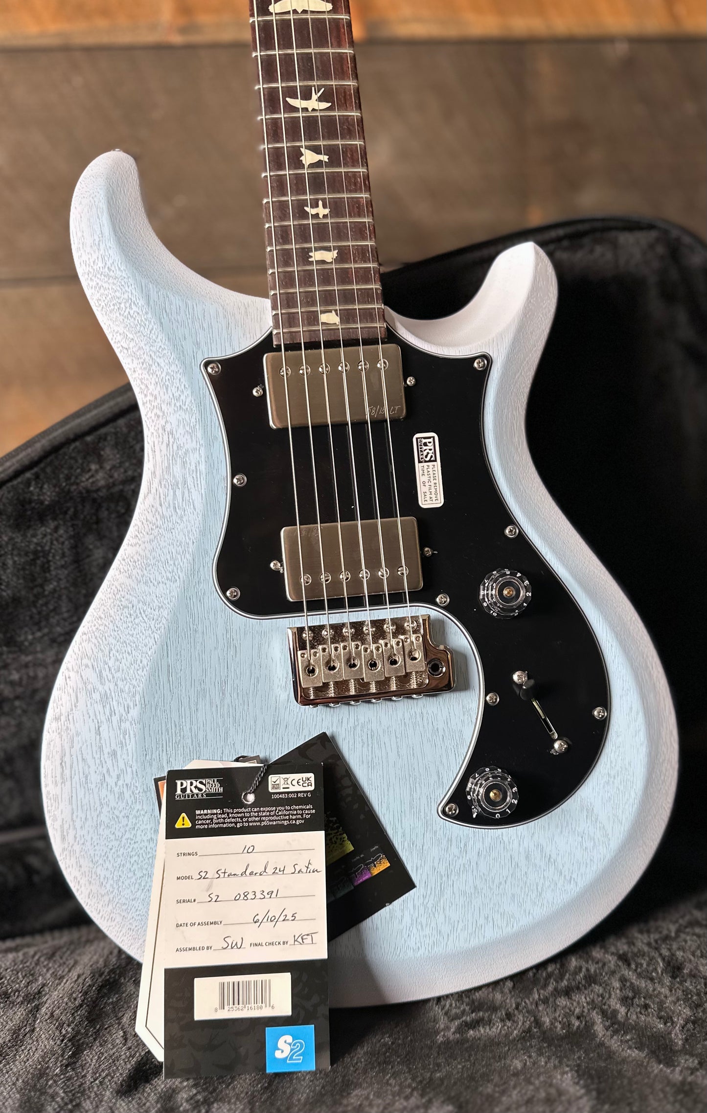 PRS S2 Standard 24 Satin - Reverse Cloud Burst S2083391