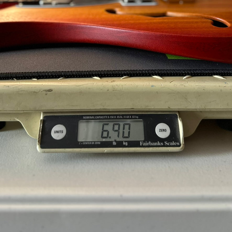 PRS S2 Vela Semi-Hollow HHT Quimper Edition – McCarty Sunburst Satin Nitro USA Electric Guitar S2089033