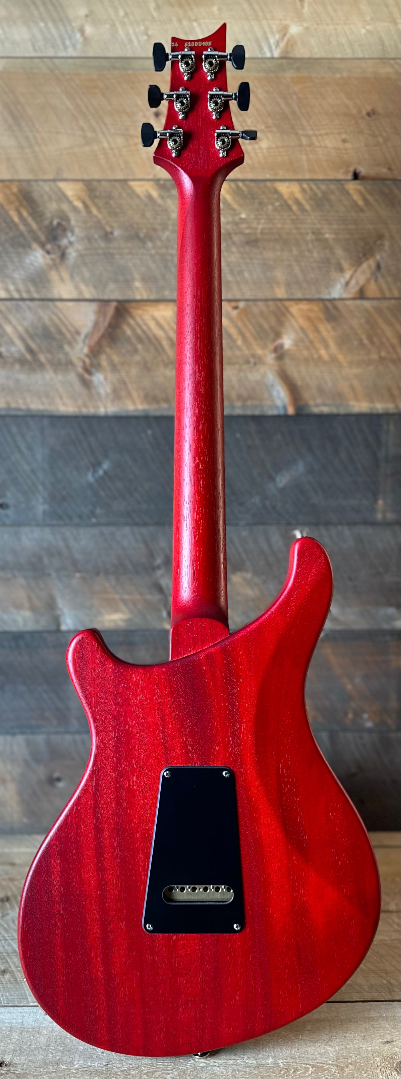 PRS S2 Vela Semi-Hollow HHT Quimper Edition – Vintage Cherry Satin Nitro USA Electric Guitar S2088985