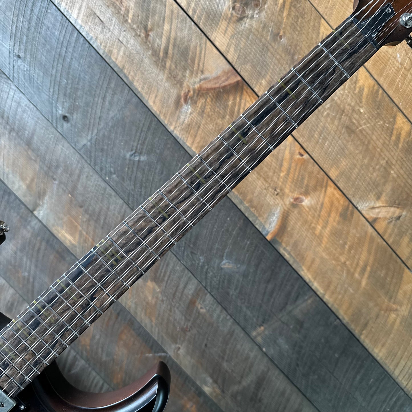 Dunable USA Custom Shop Gnarwhal 9 String Redwood Burl Top - Amber Burst 26074