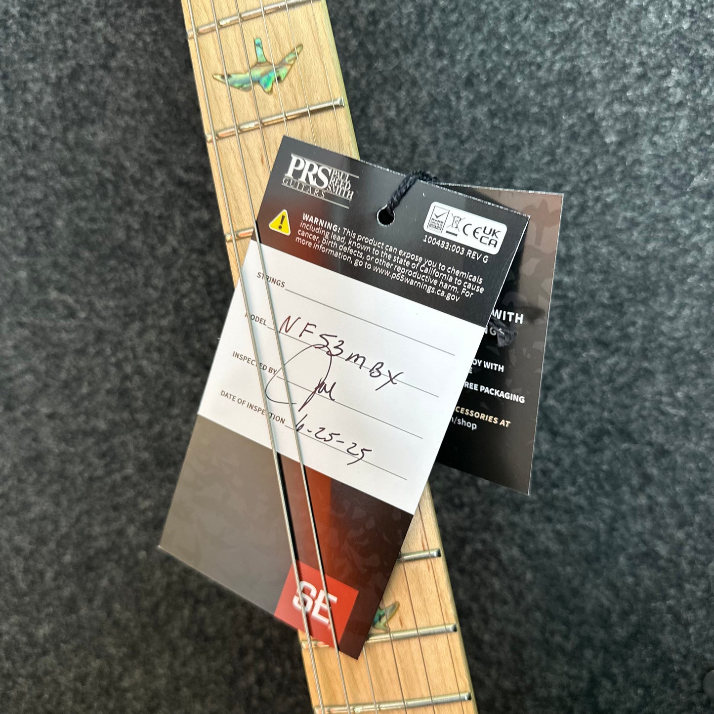 PRS SE NF53 - White Doghair 18573