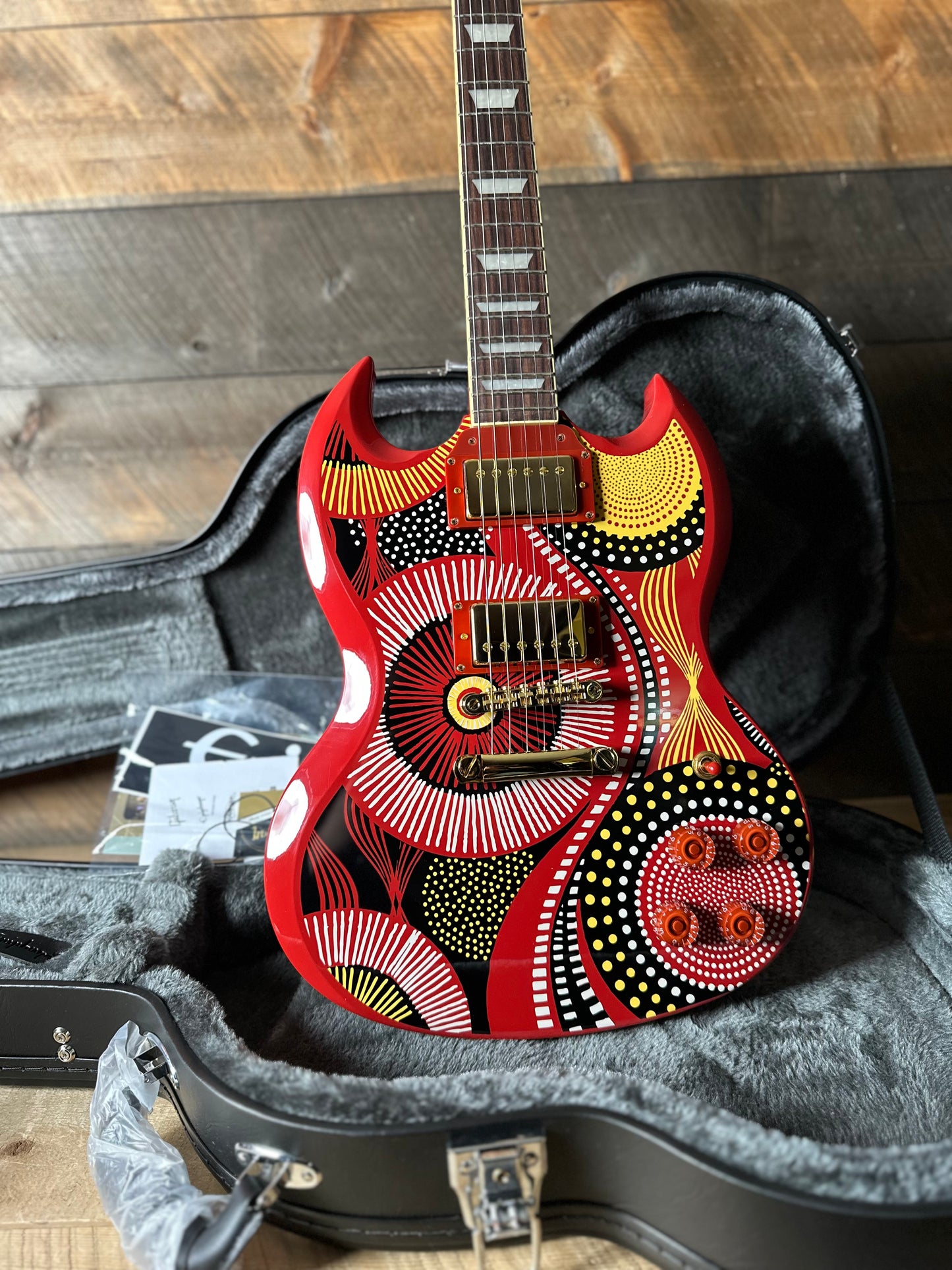 Epiphone Fatoumata Diawara Signature SG - Fire Ember Red 25071521976