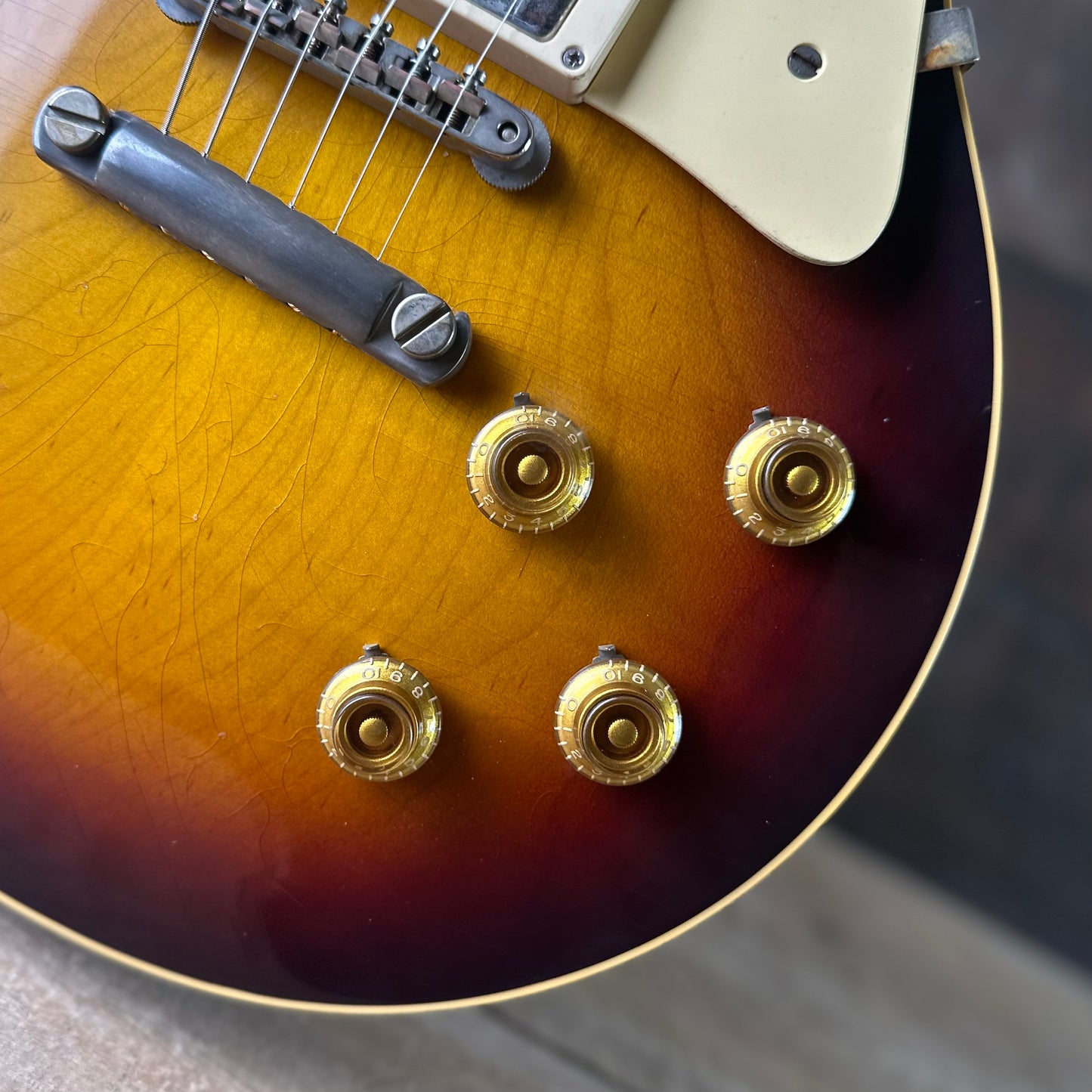 Gibson Custom 1958 Les Paul Standard Reissue, Ultra Light Aged 8.00 LBS!  - Bourbon Burst 86257