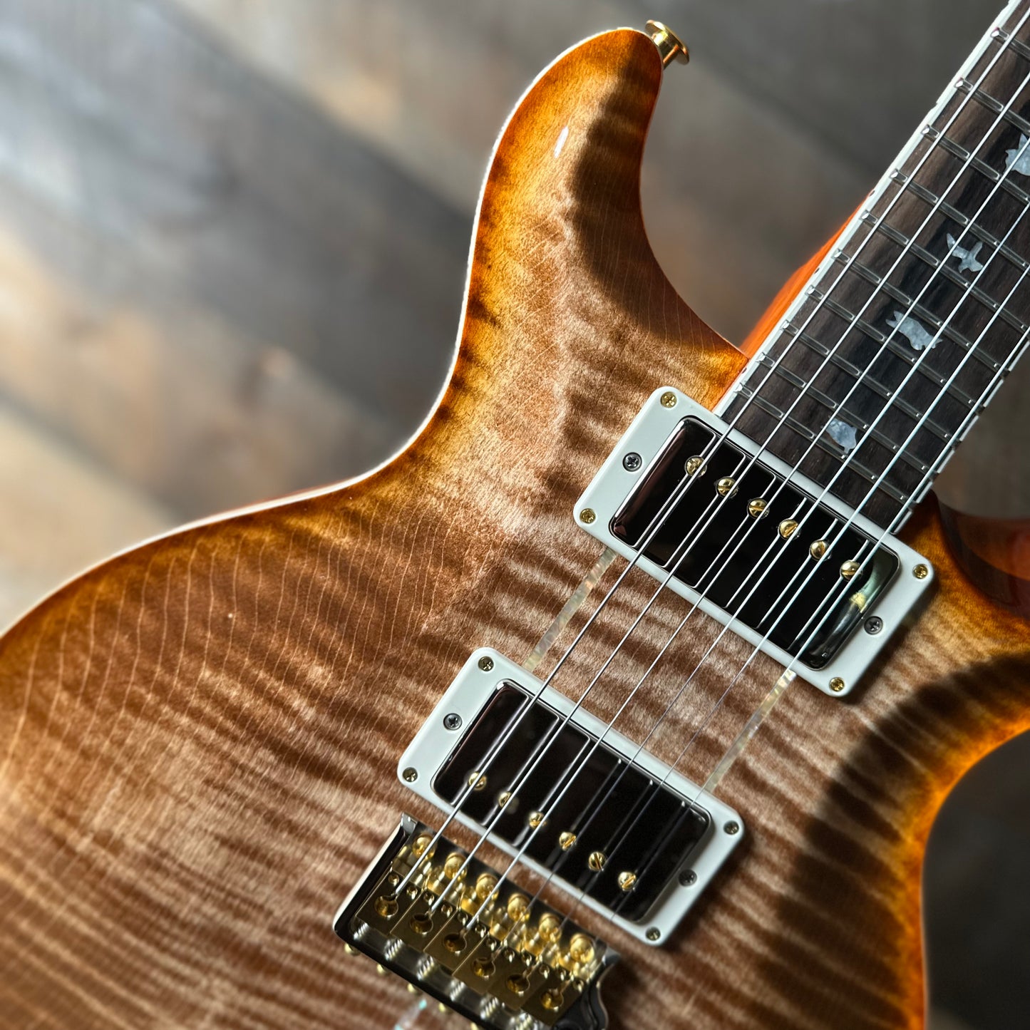 PRS Wood Library Santana Retro Korina Back & Neck, Ziricote FB!! - Autumn Sky 418562