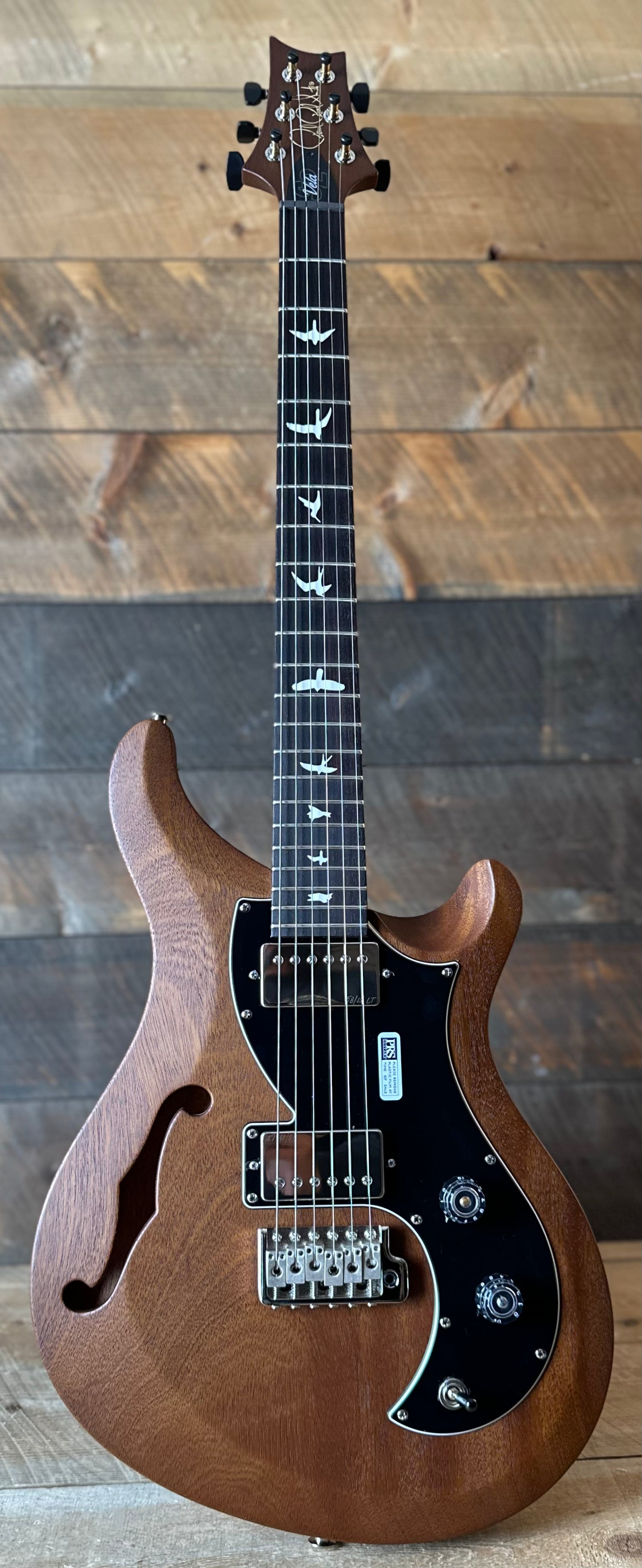 PRS S2 Vela Semi-Hollow HHT Quimper Edition – Walnut Satin Nitro USA Electric Guitar S2088995