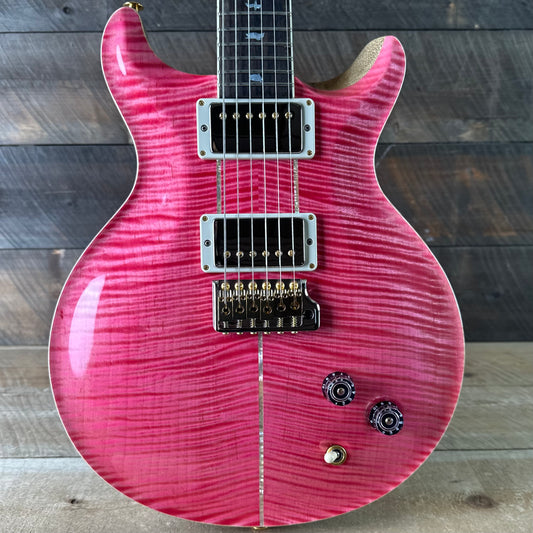 PRS Wood Library Santana Retro Korina Back & Neck Flame Maple 10 Top Ziricote FB!! - Bonnie Pink 418663