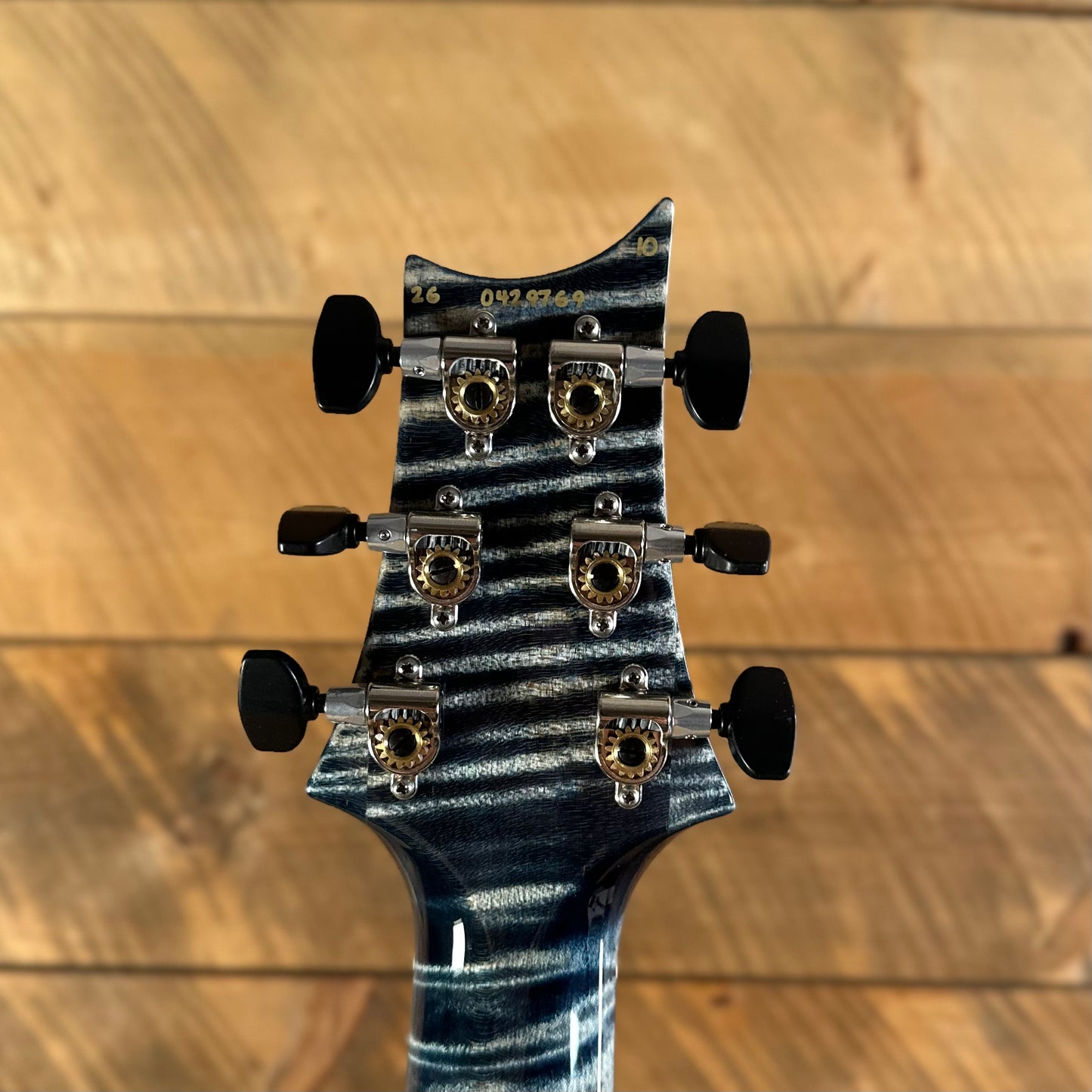 PRS Wood Library Custom 24 Stoptail Limited Edition - Faded Whale Blue (Natural Back) 429769