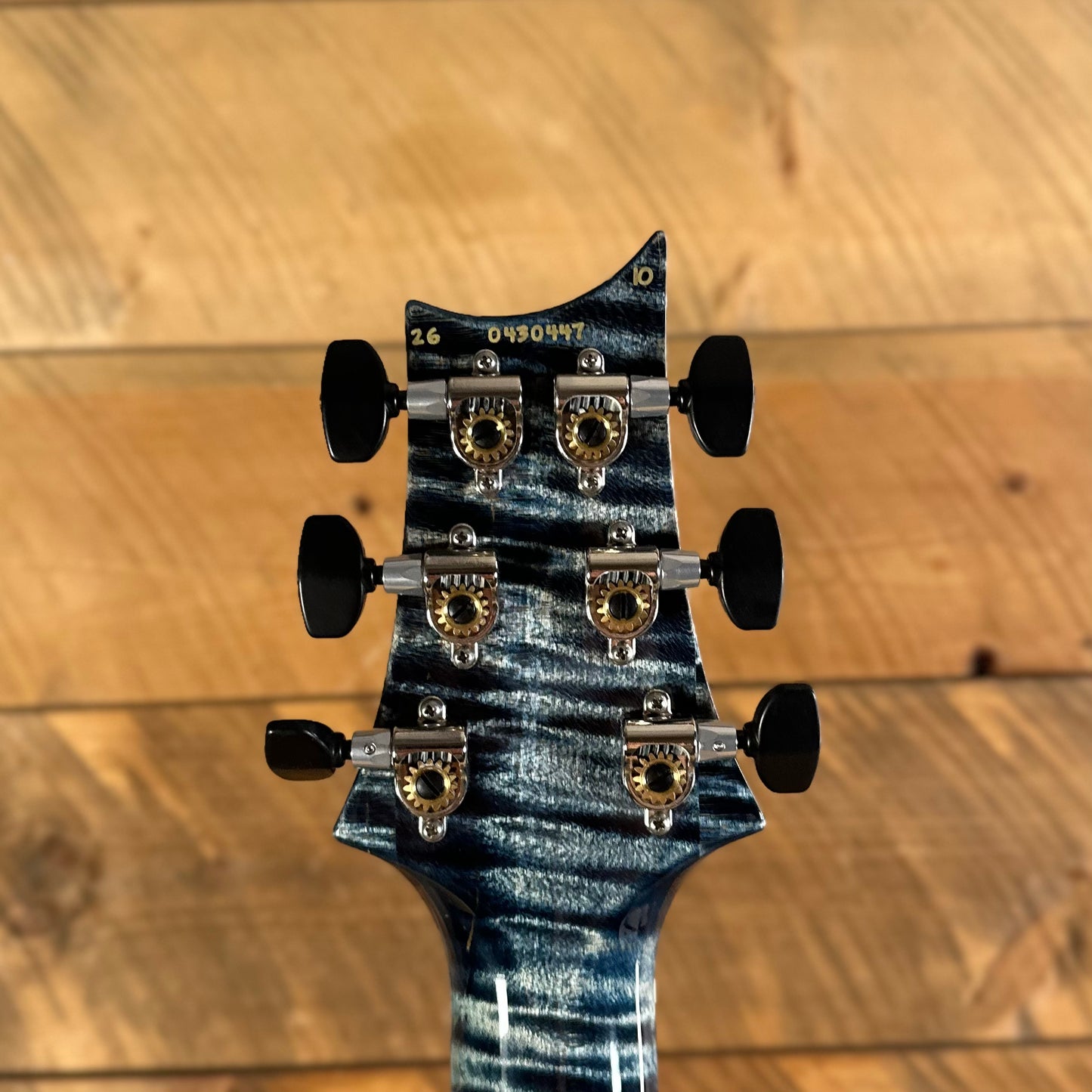 PRS Wood Library Custom 24 Stoptail Limited Edition - Faded Whale Blue (Natural Back) 430447