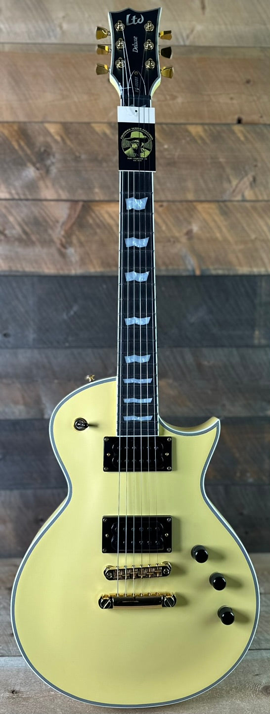 Used ESP LTD. EC-1000T CTM - Vintage Gold W/Hardshell Case