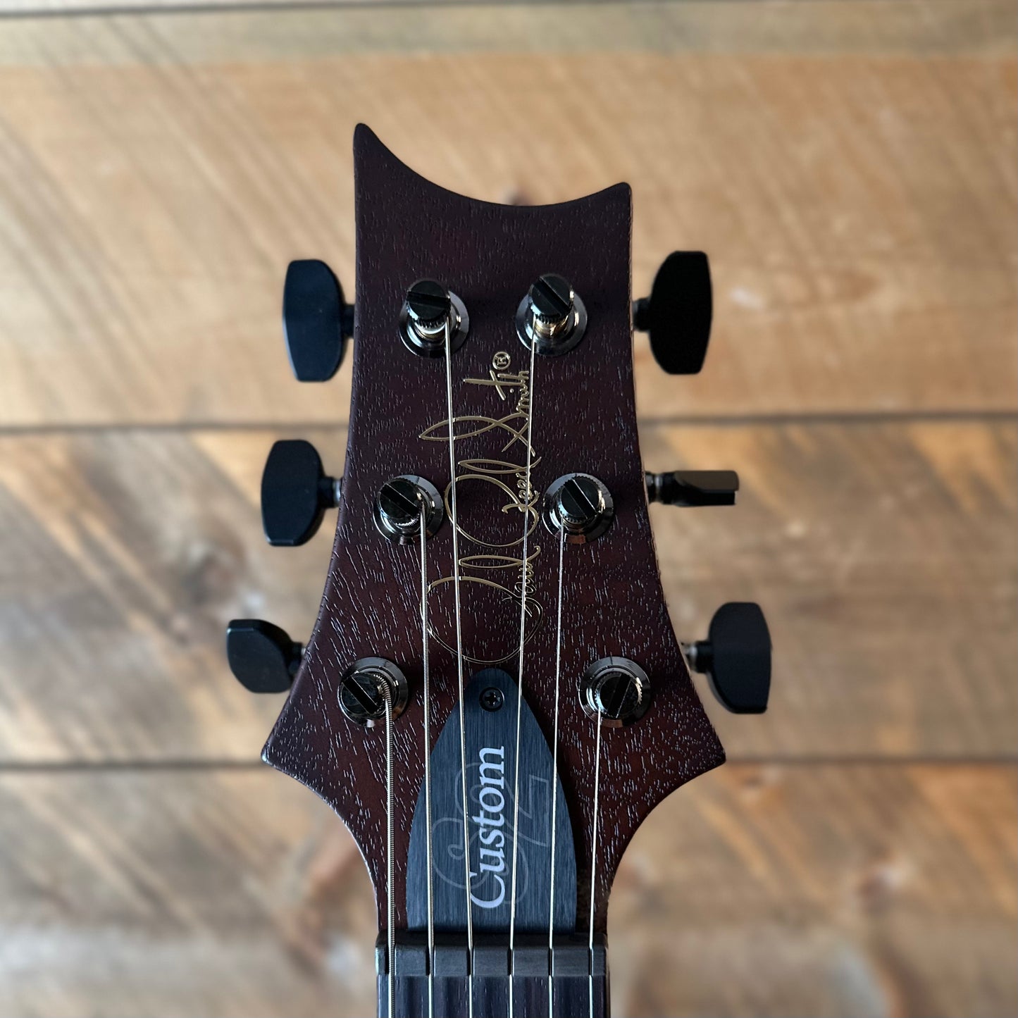 PRS Limited Edition Wood Library Select S2 Custom 24-08 Poplar Burl Top - Black Gold Burst  S2088926