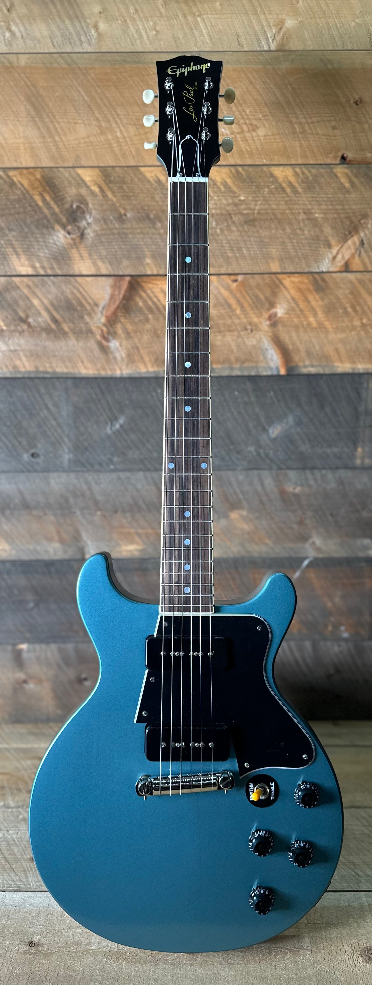 Epiphone Inspired By Gibson Custom 1960 Les Paul Special DC - RARE!* Pelham Blue 24121524065