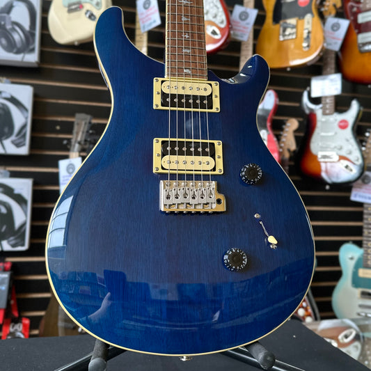 Used PRS SE Standard 24 - Translucent Blue W/Gig Bag