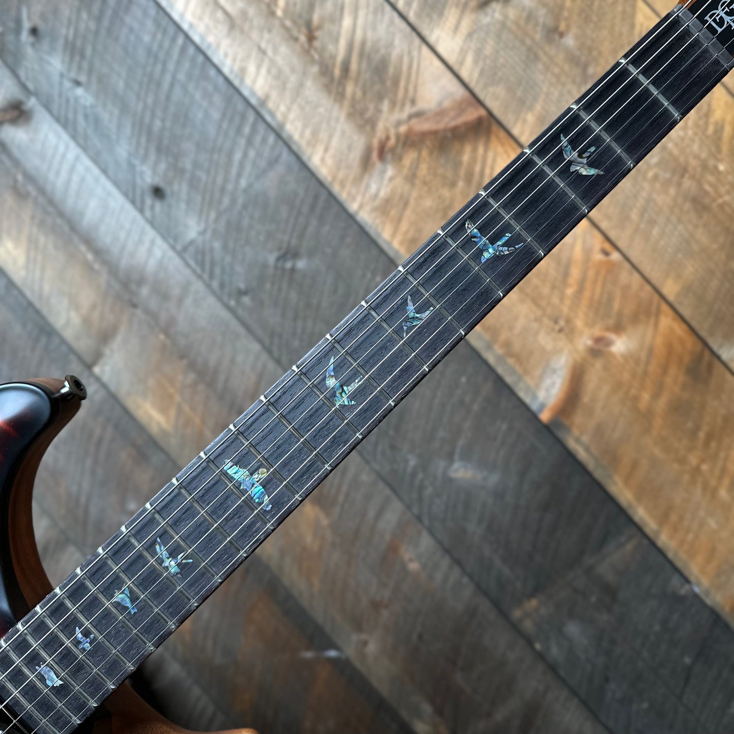 PRS Wood Library DGT Semi-Hollow David Grissom Signature, Flamed Maple 10-Top, Smoked Black Hardware - RARE! Satin Copperhead Microburst 418569