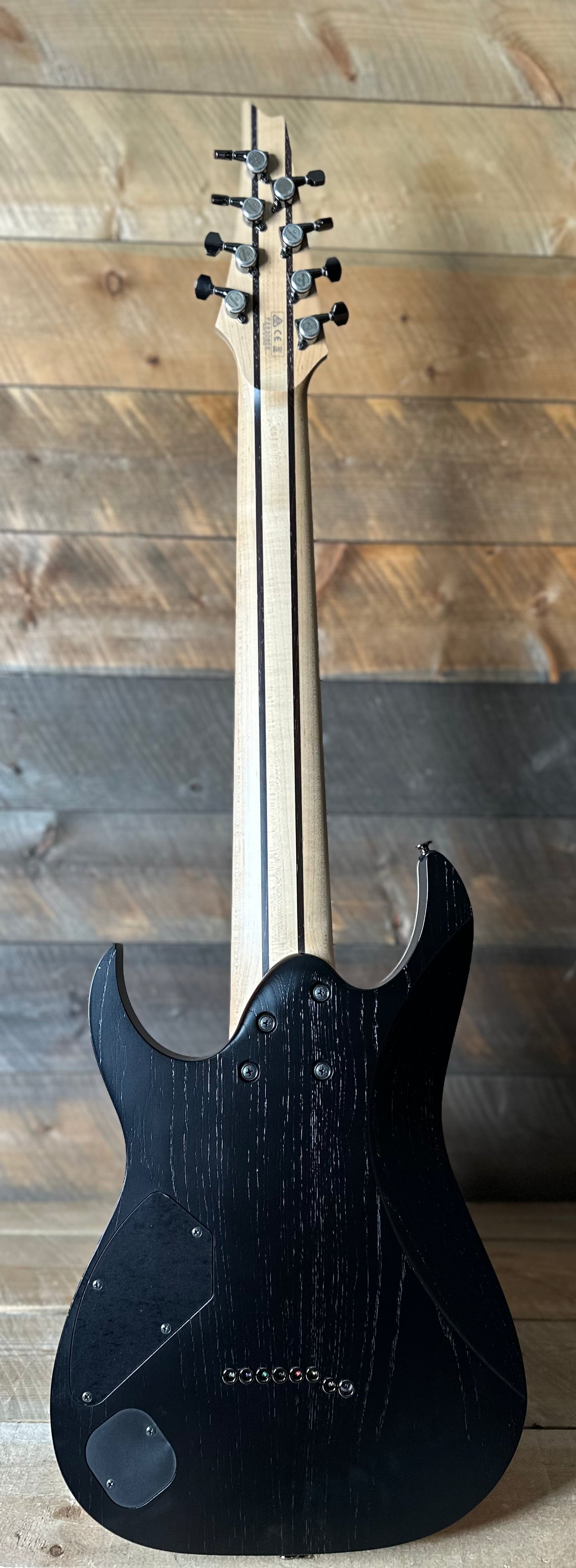 Used Ibanez Prestige RG5328 - Lightning Through A Dark 8-String Electric Guitar