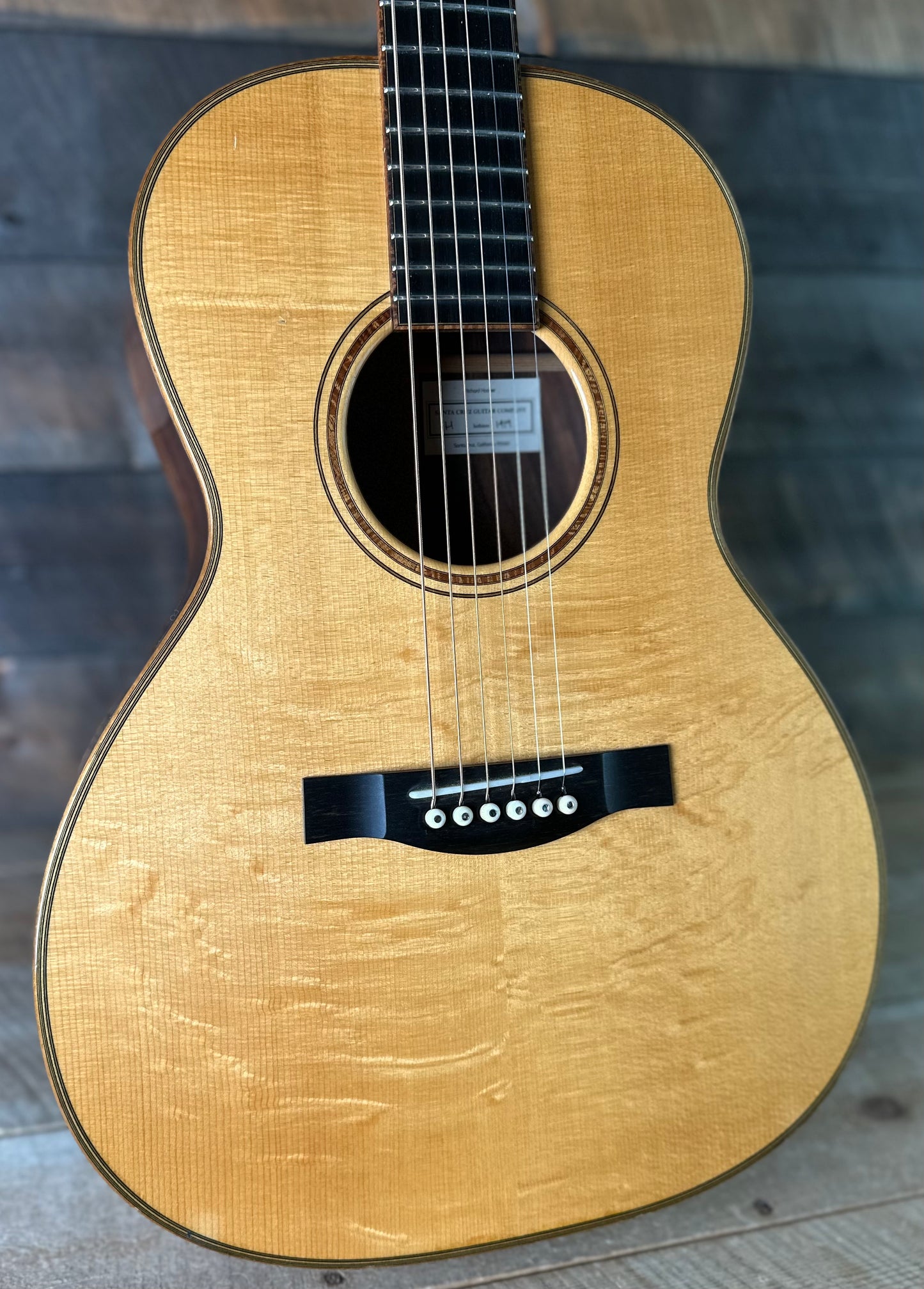 Used 2013 Santa Cruz H Model Cocobolo Sides/Back, Bear Claw Italian Spruce Top! - Natural
