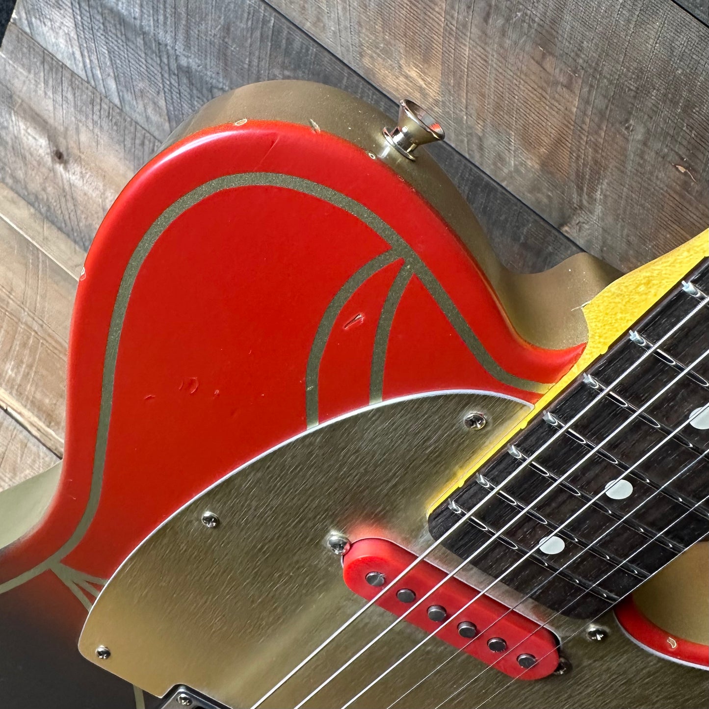 Nash T-63 Alder Body Light Aged - Rare Art Series Deco Finish #4 NG-6308