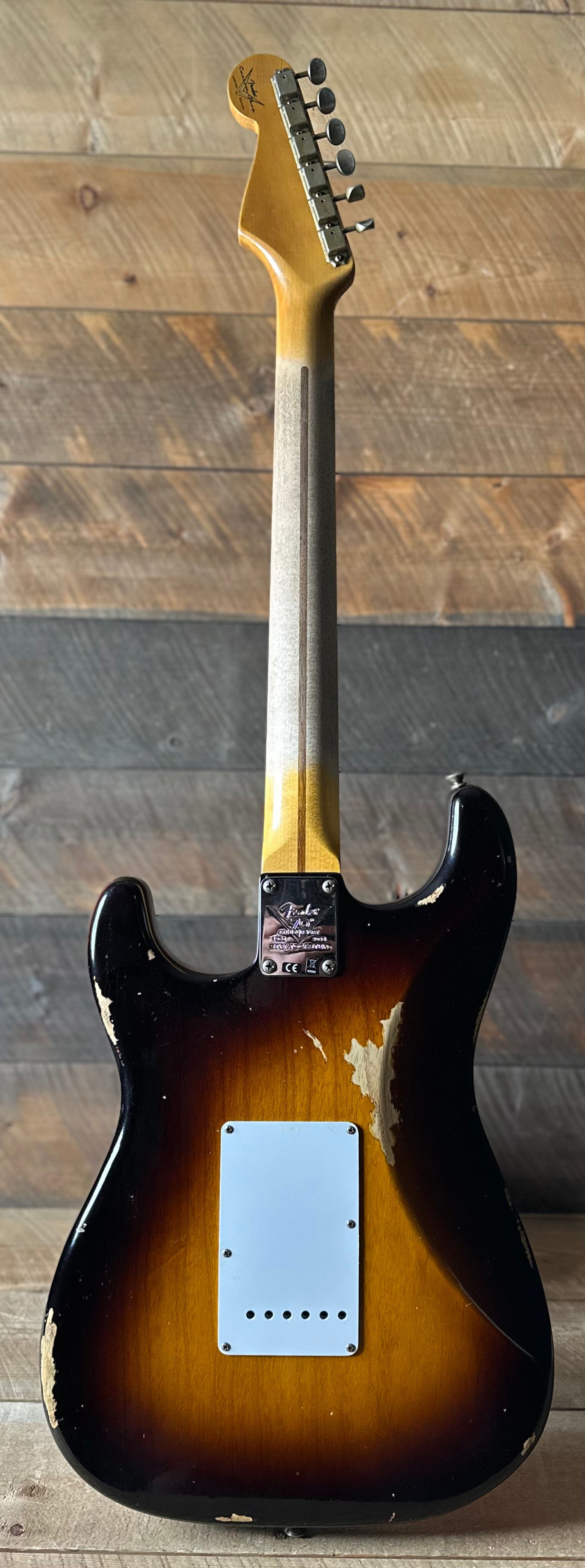 Used Fender Custom Shop Limited Edition 70th Anniversary 54' Stratocaster Wildwood Spec - 2 Color Sunburst Relic