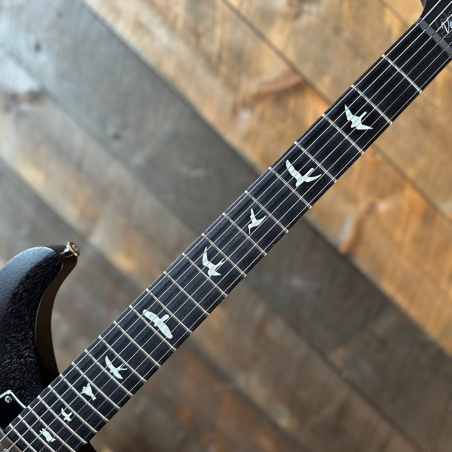 PRS S2 Vela Semi-Hollow HHT Quimper Edition – Charcoal Satin Nitro USA Electric Guitar S2089207