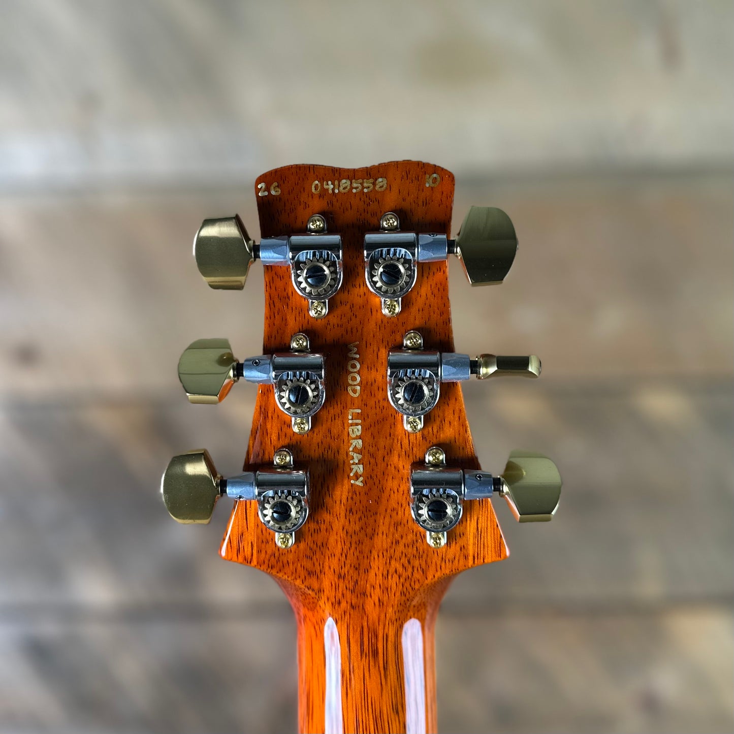 PRS Wood Library Santana Retro Korina Back & Neck, Ziricote FB!! - Autumn Sky 418558