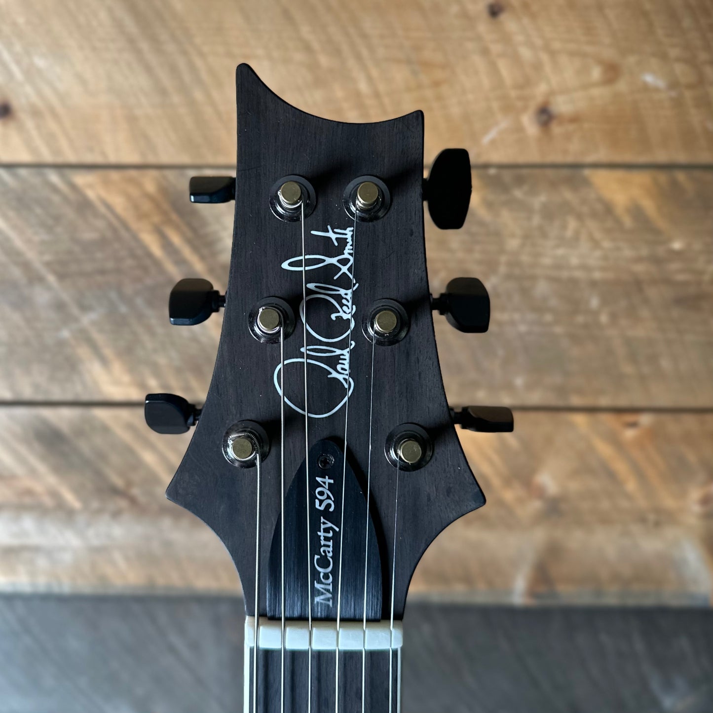 PRS Wood Library McCarty 594 Flamed Maple 10 Top, Swamp Ash Back, Stained Flamed Maple Neck, Bound Ebony FB - Satin Aquableux 418875