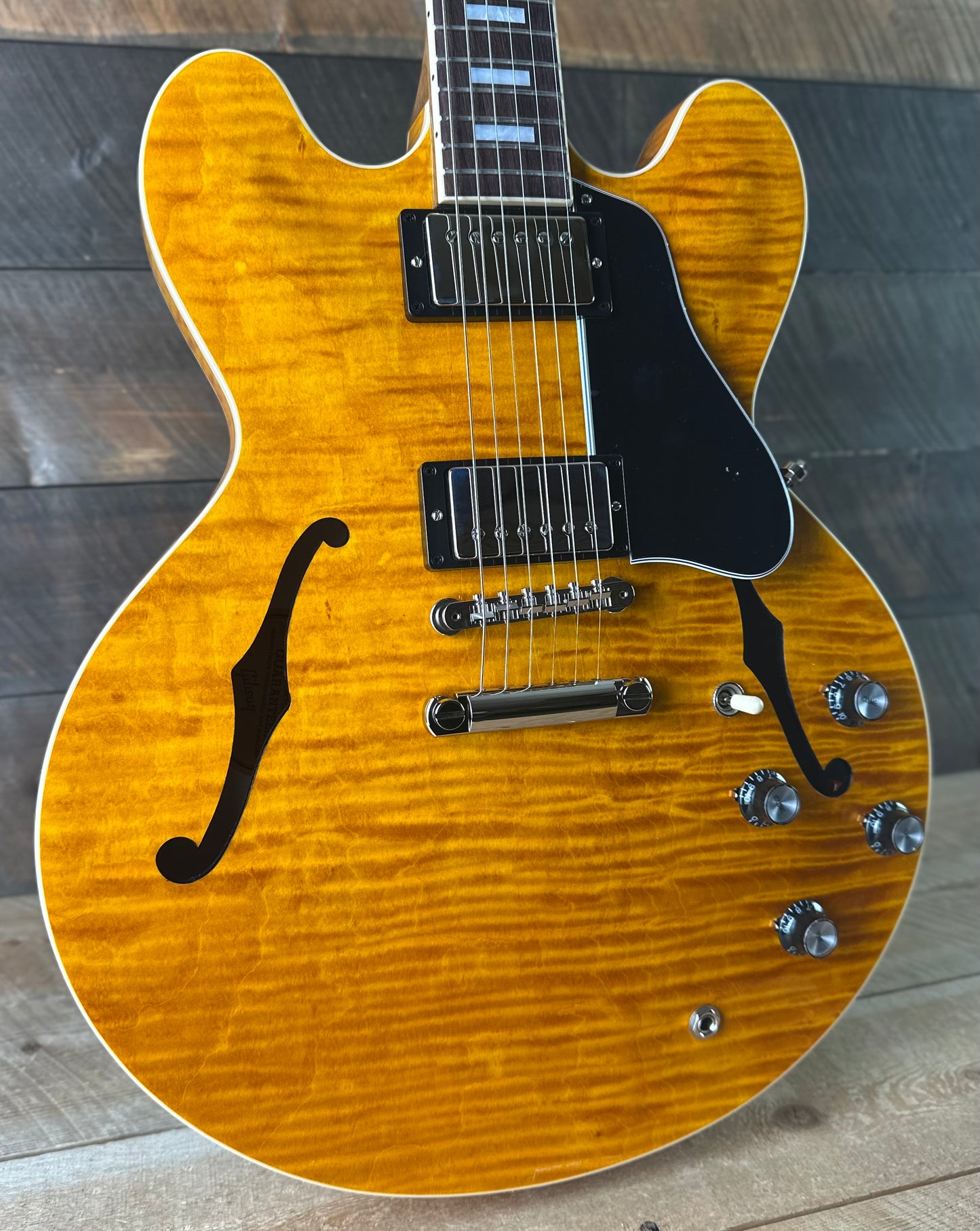 Gibson ES-335 Figured Top Semi Hollow- Honey Amber 211460342