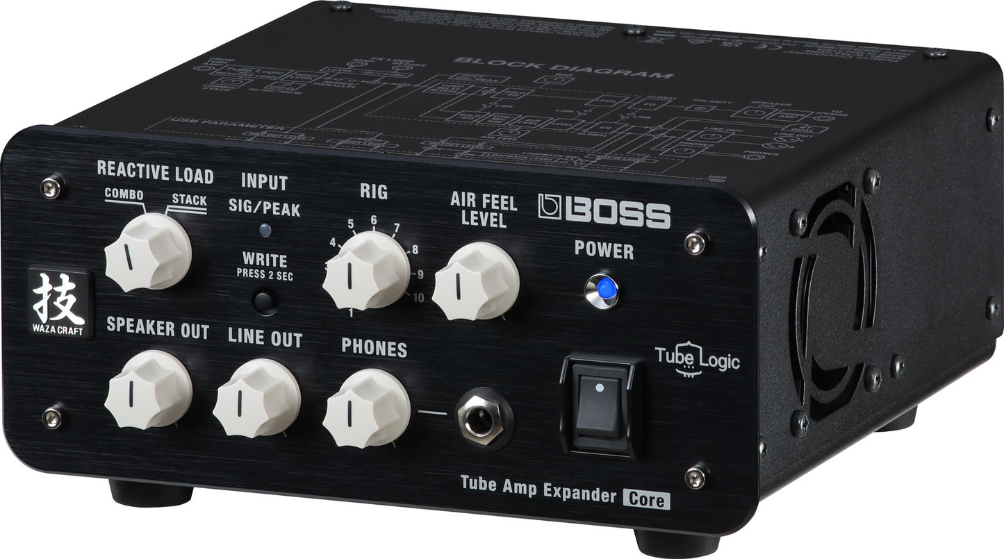 Boss WAZA Tube Amp Expander Core Reactive Load Box and Cabinet Modeler