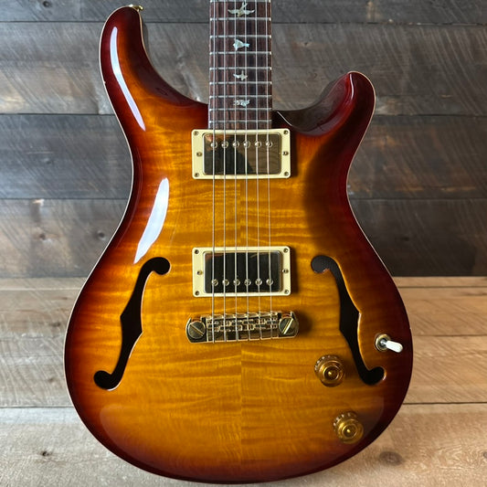 Used 2000 PRS McCarty Archtop II Flame Maple Top - Cherry Sunburst
