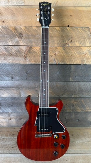 Epiphone Inspired By Gibson Custom 1960 Les Paul Special DC - Cherry Red 26011521859