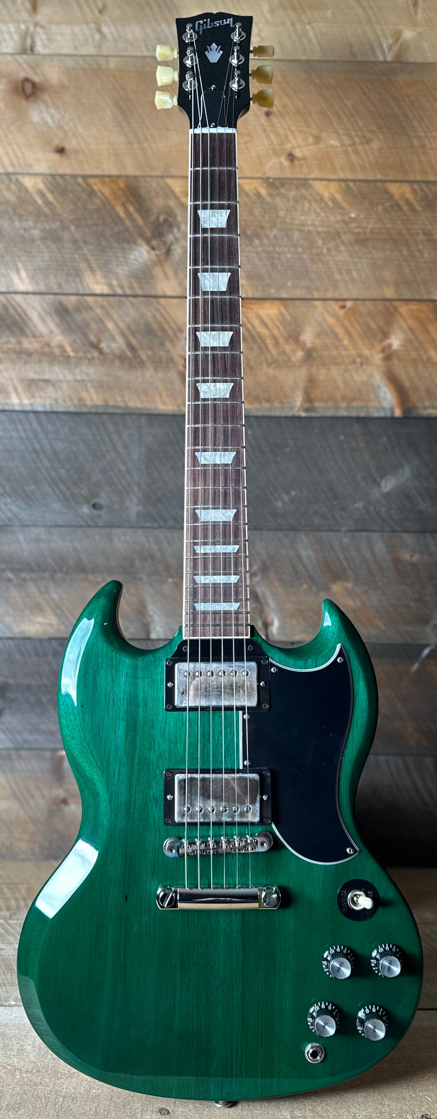 Gibson SG Standard '61 Beautiful Mahogany Body - Transluscent Teal 215350283