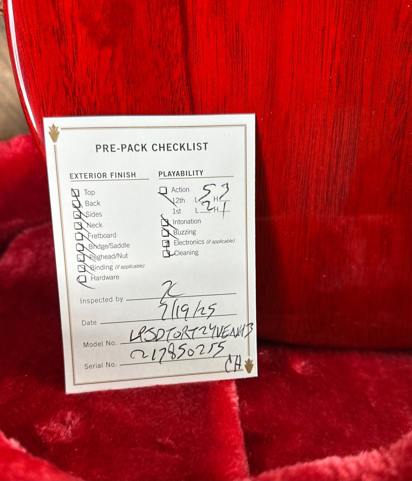 Gibson Les Paul Junior Doublecut W/Tortoise Pickguard - Vintage Cherry 217850255