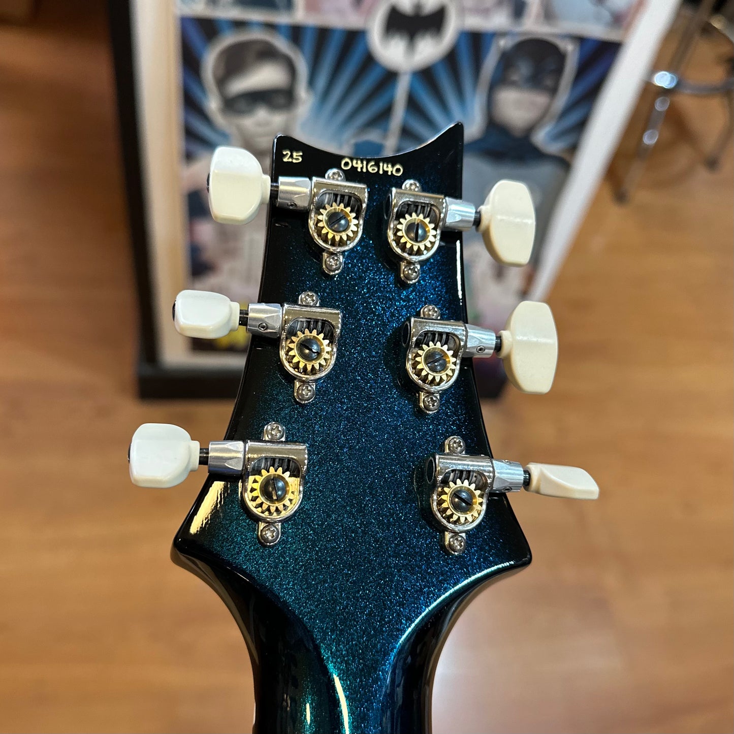 PRS Modern Eagle V Custom Color - Rare One Of A Kind!! Celestial Green Blue Sparkle 416140