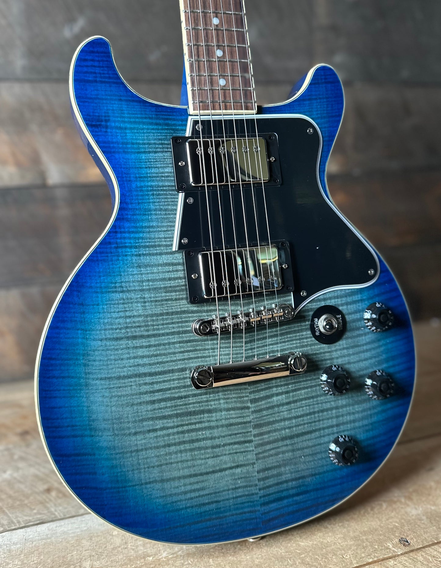 Epiphone Les Paul Special Double Cut Figured - Ocean Water 25081525238