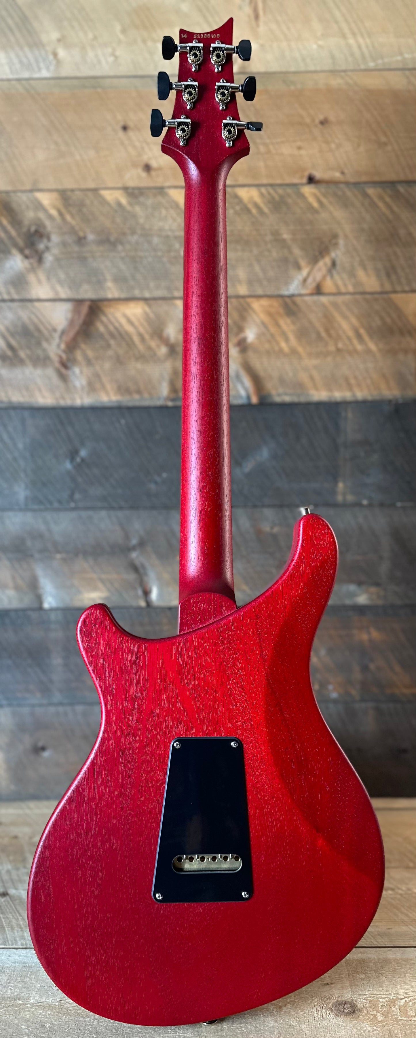PRS S2 Vela Semi-Hollow HHT Quimper Edition – Vintage Cherry Satin Nitro USA Electric Guitar S2088908