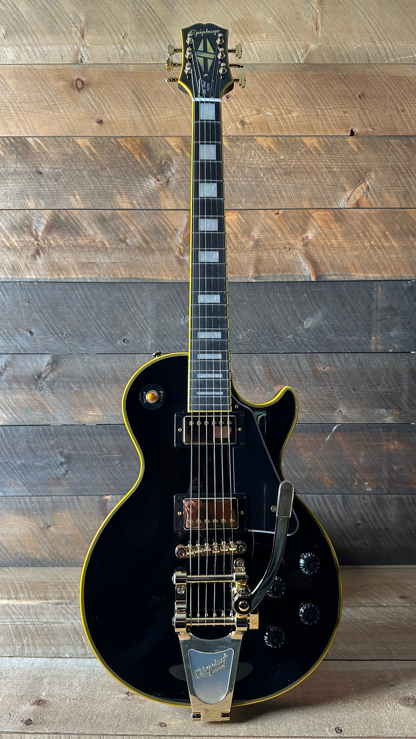 Epiphone Joe Bonamassa 1959 Les Paul Custom 9.15LBS - Antique Ebony 25081526413
