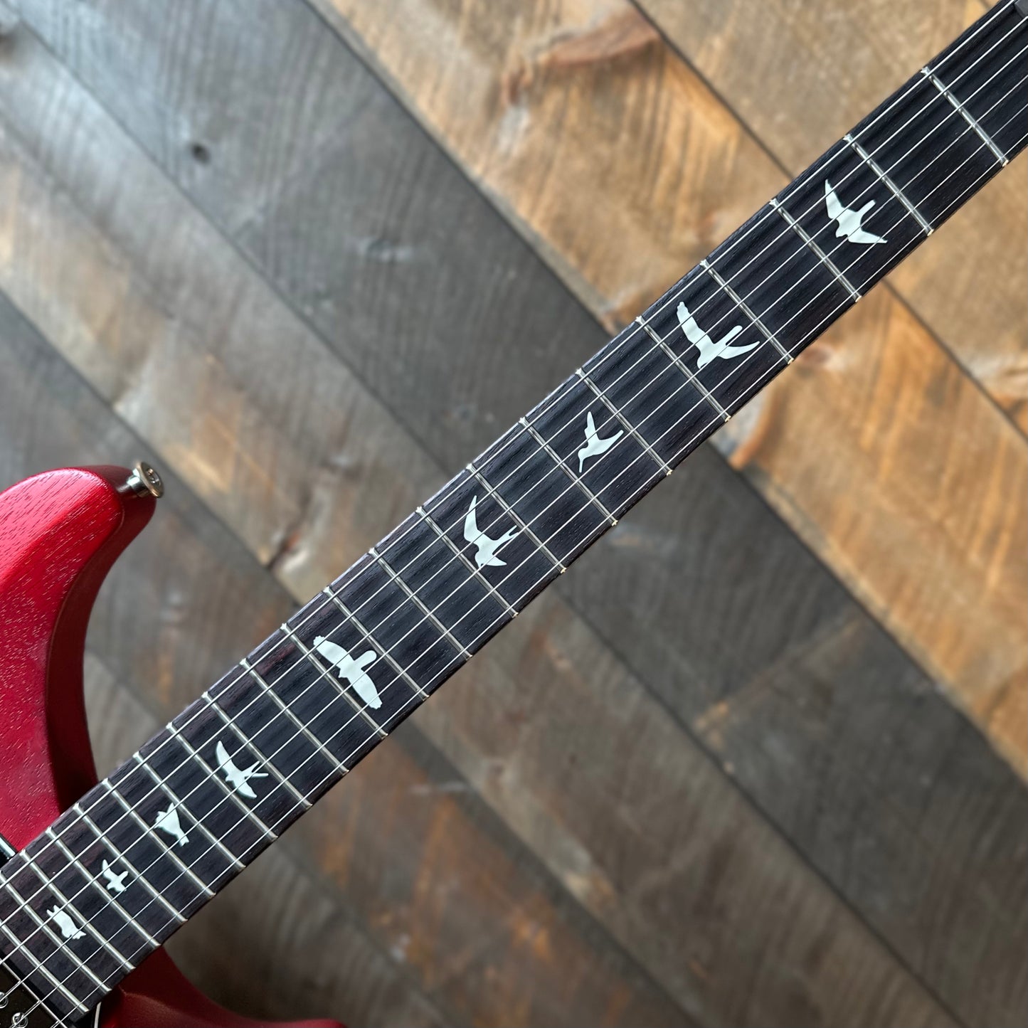 PRS S2 Vela Semi-Hollow HHT Quimper Edition – Vintage Cherry Satin Nitro USA Electric Guitar S2089009