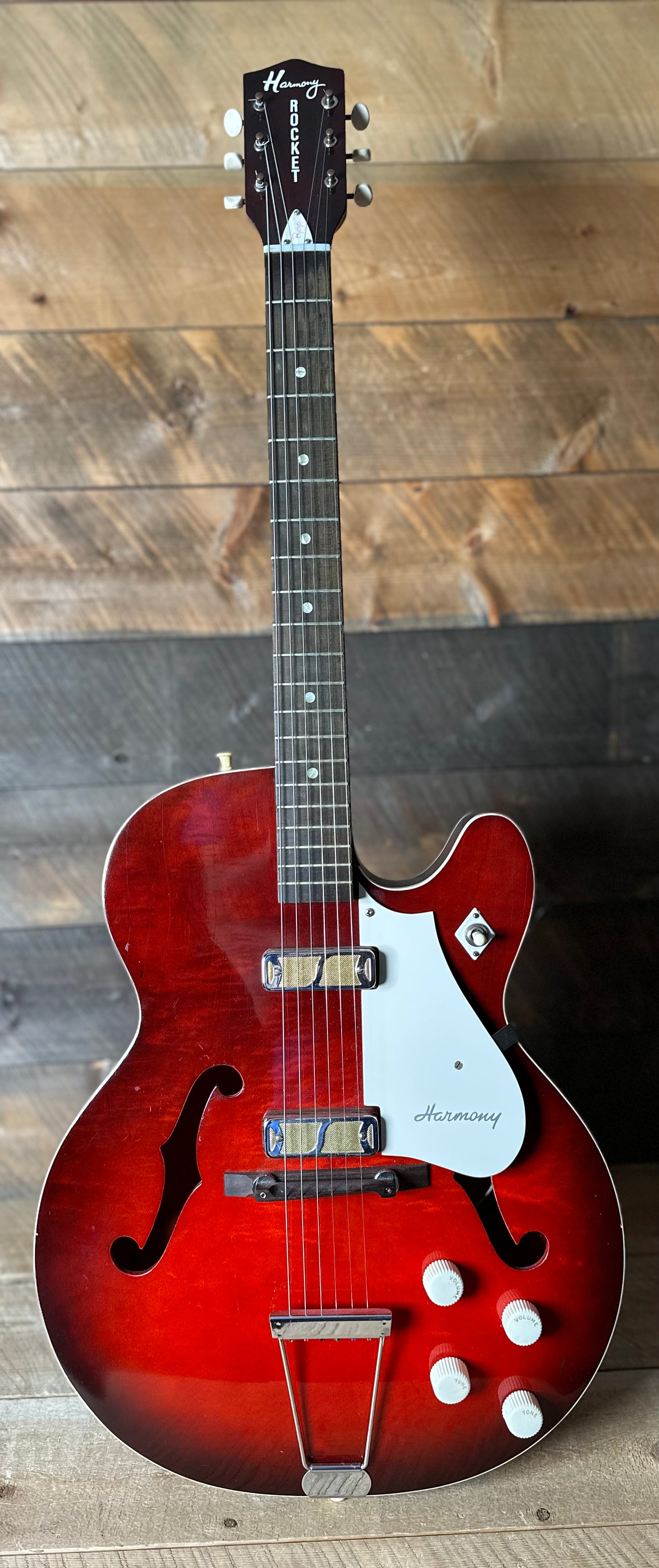 Vintage 1960's Harmony Rocket H-54 - Cherry Red